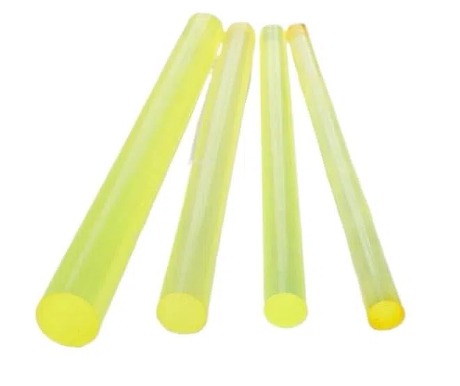 Barras redondas de poliuretano de 6 a 15 mm de diámetro - Barras de caucho elástico de PU Shore 75A, barras de resorte de TPU for amortiguación de vibraciones y sellos(15mm)