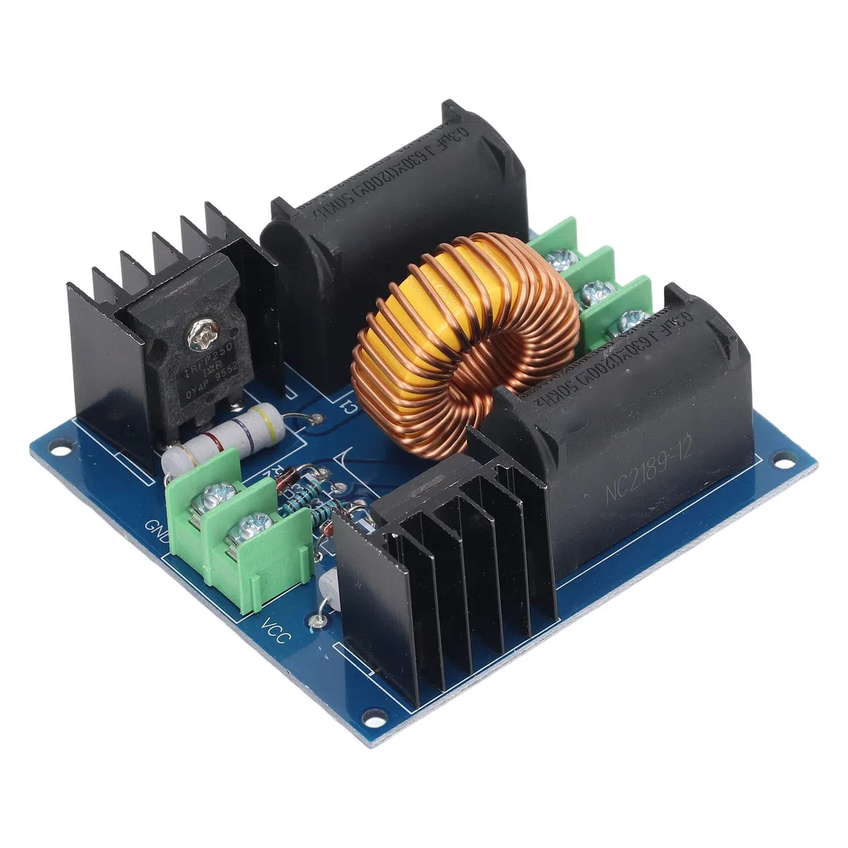 Akozon Módulo de Controlador ZVS Entrada de 24V 300W Plaón de Calentamiento de Inducción | DC 12-30V, 10A+, Módulo de Calentamiento de Inducción de Rendimiento Estable