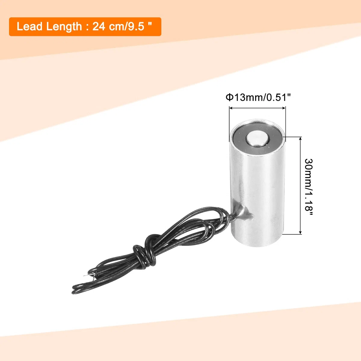 QUARKZMAN Electroimán Solenoide Redondo DC 12V 10N 2.2LB/1Kg Imán Eléctrico Imán De Elevación Eléctrico Para Equipos De Automatización