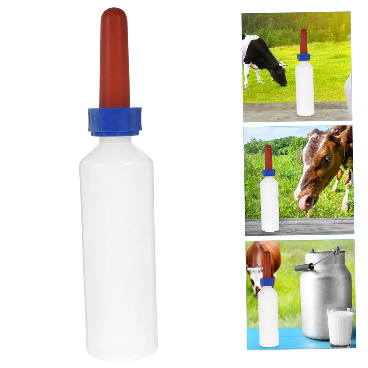 Botellas De Leche De Vaca Alimentador Para Cachorros Biberones Para Ganado Joven Alimentadores Para Terneros Biberón Para Animales De Granja Botella De Leche Para Terneros