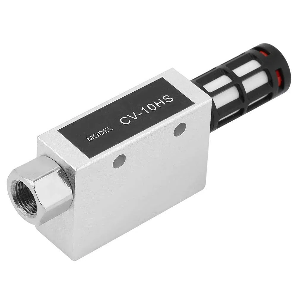 Fafeicy Regulador de Vacío CV-10HS Eyector Aleación Aluminio Neumático Boquilla 1.0mm para Generador de Vacío y Sistemas Aire