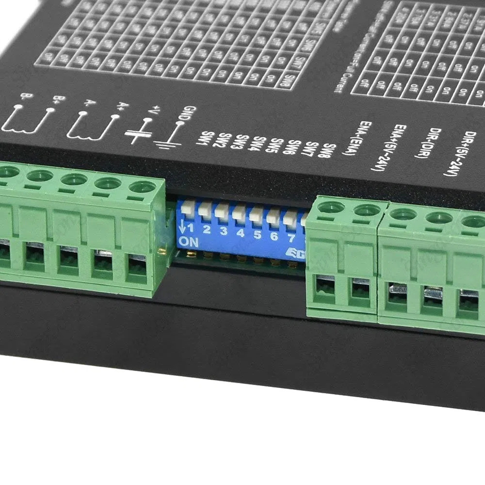 DollaTek dm542 digital bifásico 18-48 vDC máx. Controlador de controlador de motor paso a paso 4.2a para impresora 3d