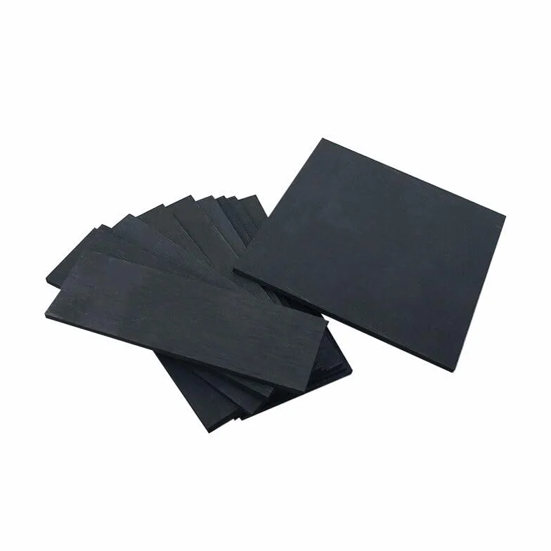 Hoja de placa de grafito Hoja de grafito de alta pureza Longitud 100 mm Ancho 50 mm Grosor 1-5 mm Placa de electrodo de grafito de alta resistencia Resistente a la corrosión 5 piezas ( Size : 100x50x2
