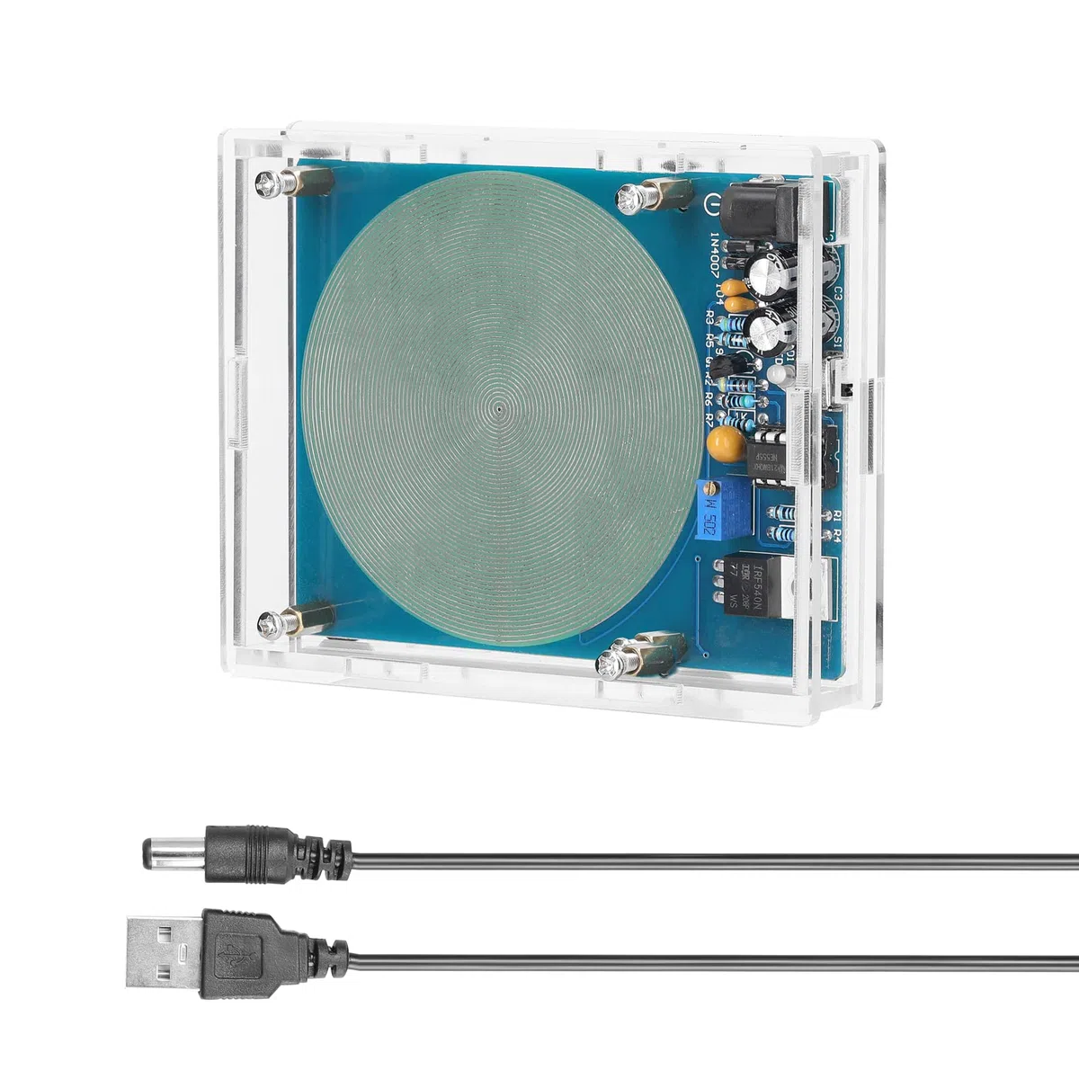 Karlak Generador de resonancia, 7,83 Hz s generador de resonancia de frecuencia ultrabaja con interfaz USB con luz indicadora de encendido y apagado