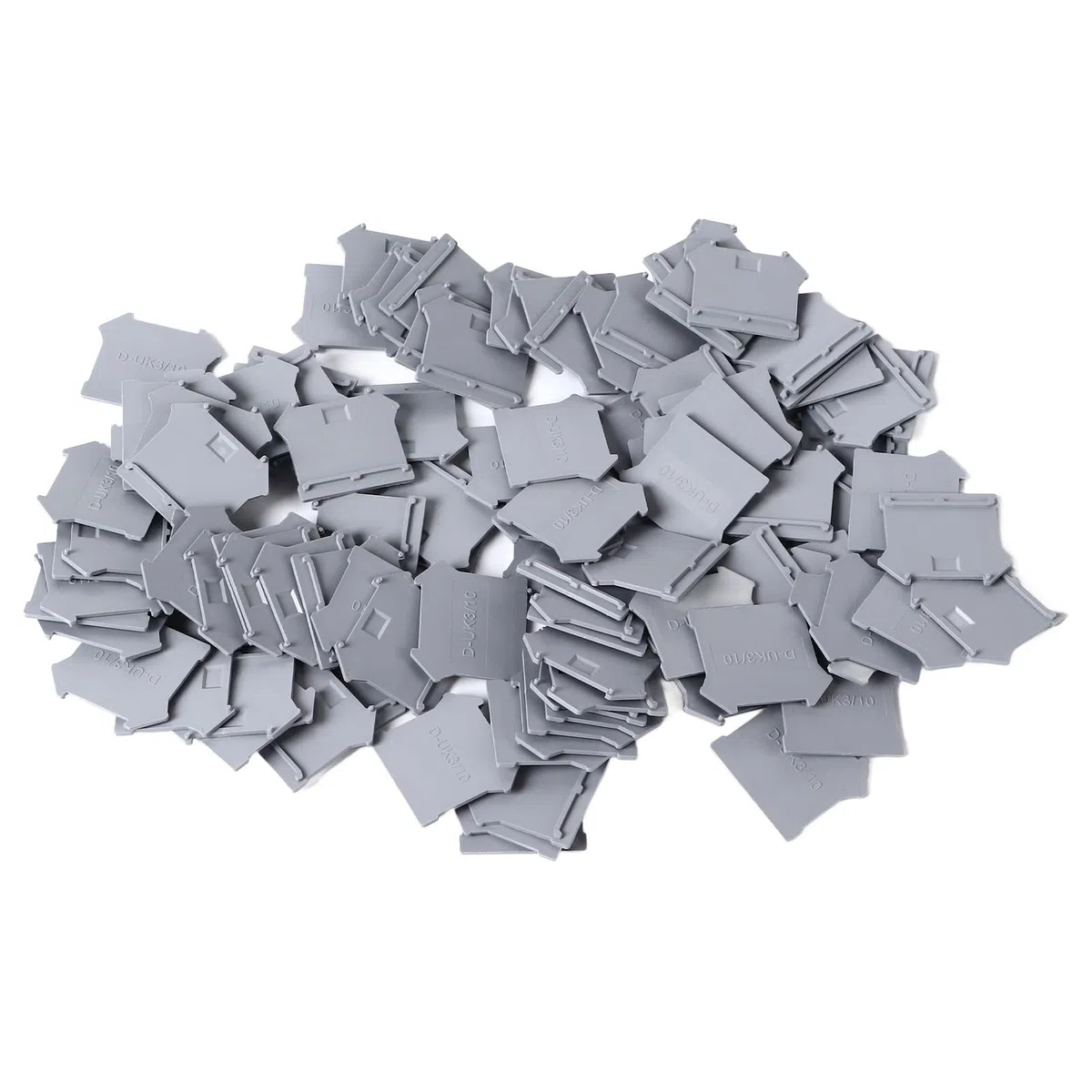Generic Deflector de Molyting, Placa Divisoria de Terminal Ligero de 100 Piezas de Alta Resistencia Al Desgaste para Uk3n Uk5n Uk6n Uk10n Uk16n Uk25n