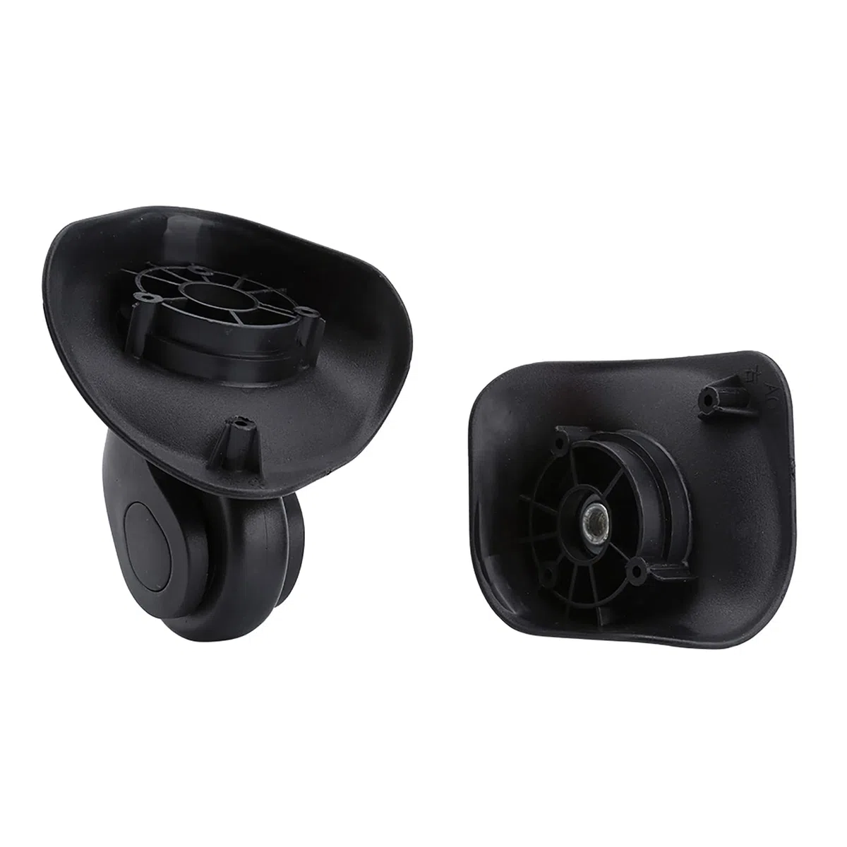 Ruedas de Repuesto para Equipaje de Maleta Giratoria, Rotación Duradera y Flexible de 360 ​​grados para Estuche de Viaje, Hecha de Material de PVC para Bolsos y Maletas con Ruedas
