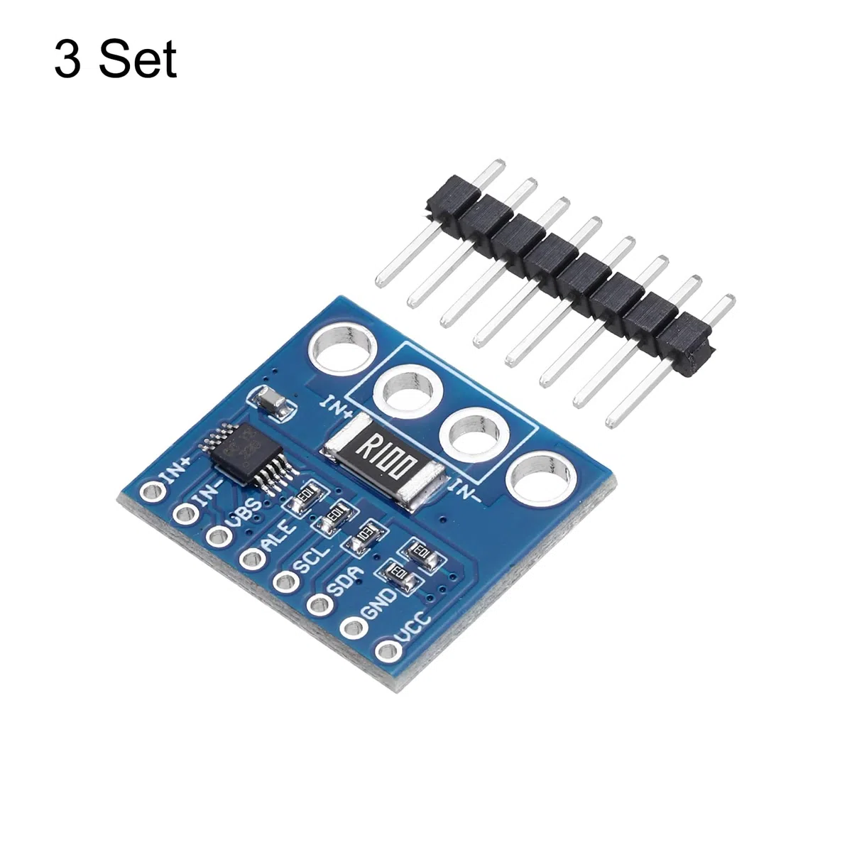 QUARKZMAN 3 Juegos INA226 Sensor Bidireccional De Corriente I2C DC Monitor De Voltaje Y Potencia Tablero De Circuito Módulo IIC Sensor De Monitoreo De Energía Con Función De Alarma