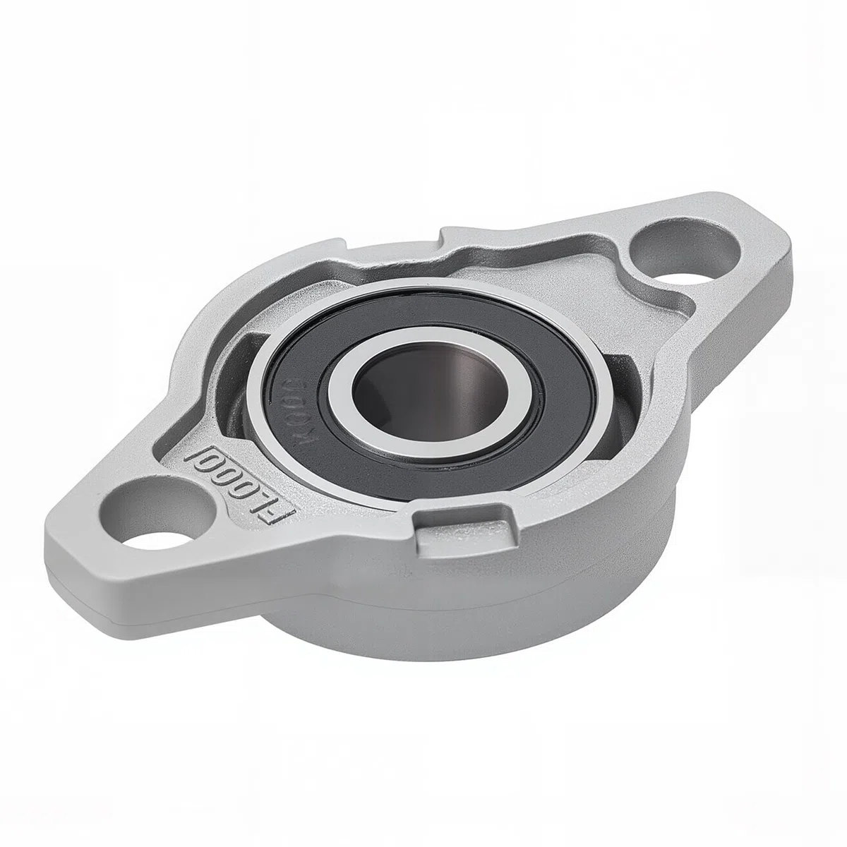 4 Piezas Cojinetes de Bloque de Almohada Cojinete de Brida Rómbico Aleación de Zinc de Cojinete para Maquinaria de Transporte (10mm Diámetro Interior)