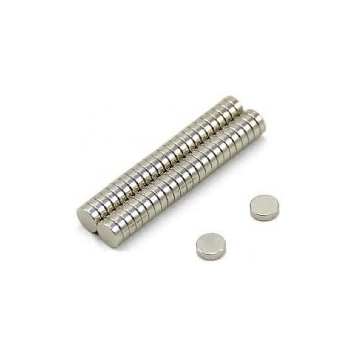 N42 Magnet de Neodimio Para Proyectos de Manualidades Y Modelos Y Empaques - 5mm de Diámetro x 1.5mm de Espesor - Paquete de 50