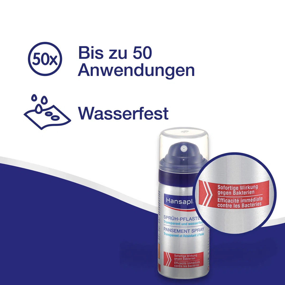 Beiersdorf Apósitos en Spray Hansaplast, 32 ml