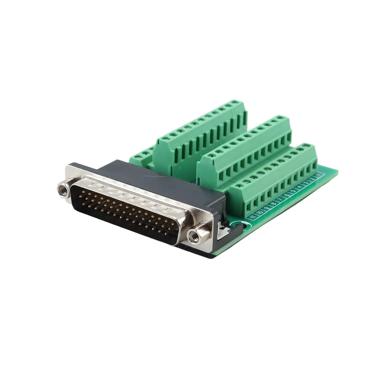 Placa de ruptura Macho DB44 DR44 D-Sub de 44 Pines sin Soldadura - Convertidor de Interfaz de Bloque de terminales