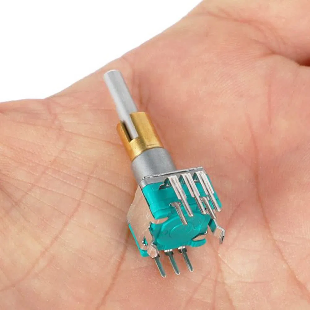 2 unidades EC11EBB24C03 - Codificador de doble eje con interruptor 30 posición número 15 impulso 25 mm