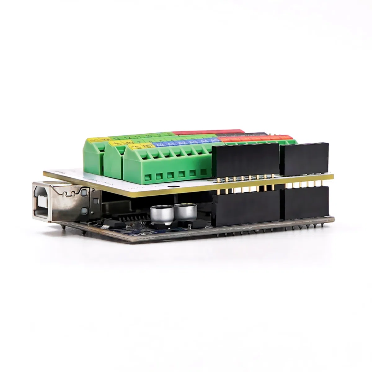 Treedix Tornillo abrazadera sombrero bloque Breakout Módulo Set para Arduino UNO R3, conector de zócalo de cuerno, placa de expansión para Arduino
