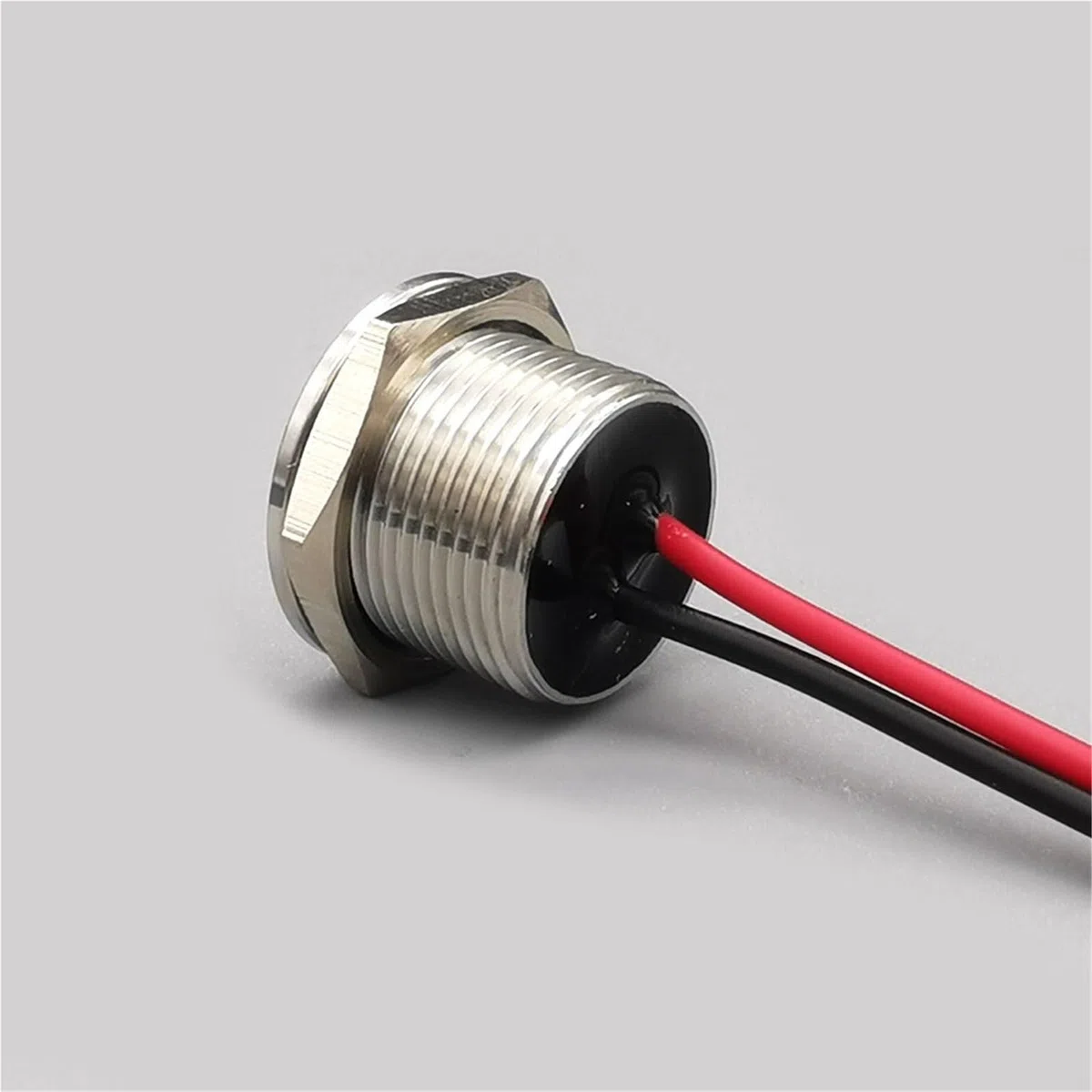 1pcs rruptores táctiles piezoeléctricos Impermeables de Acero Inoxidable 16 mm 19 mm 22 mm 25 mm Botón momentáneo Capacitivo Abierto Normal(16mm)