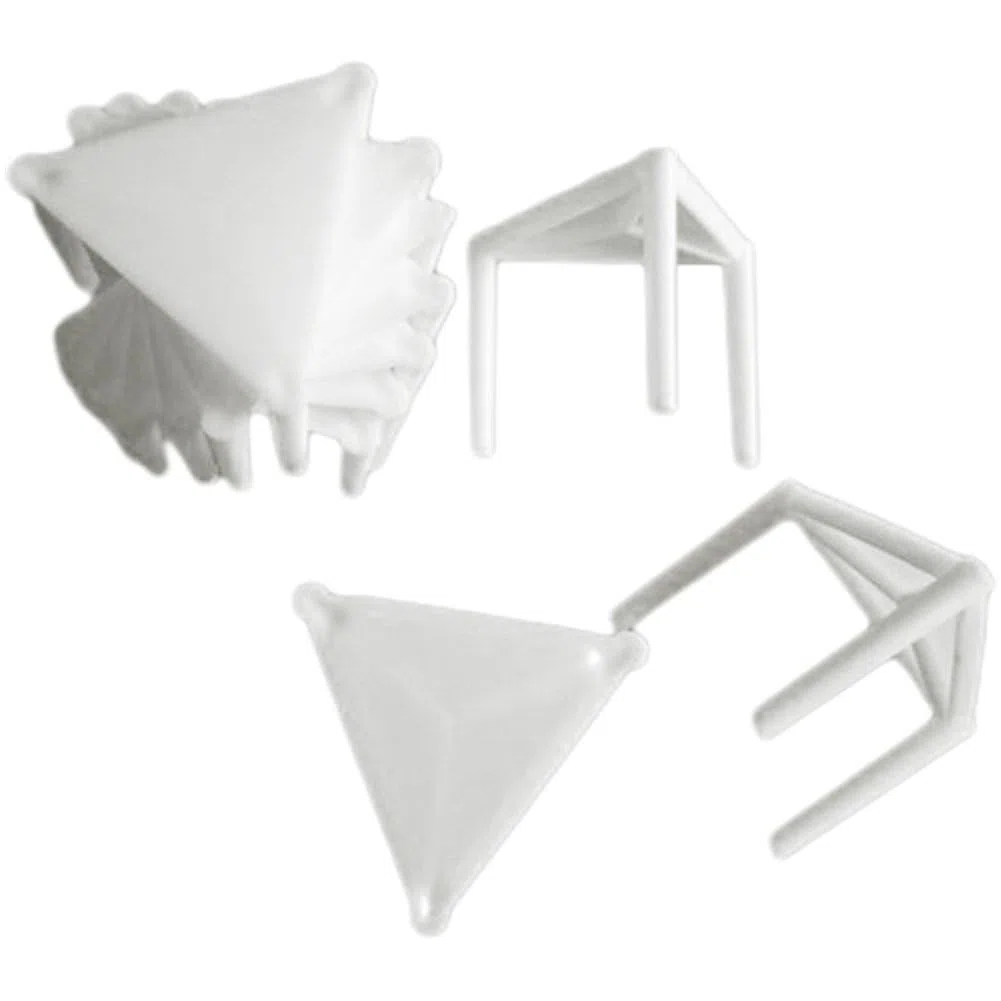 100 Piezas De Trípode De Plástico Para Pizza, Soporte De Fijación Para Pizza, Soporte Para Pizza, Trípode Para Empaque De Pizza Para Restaurantes, Cajas De Catering Y Servicio De Comida Para Llevar.