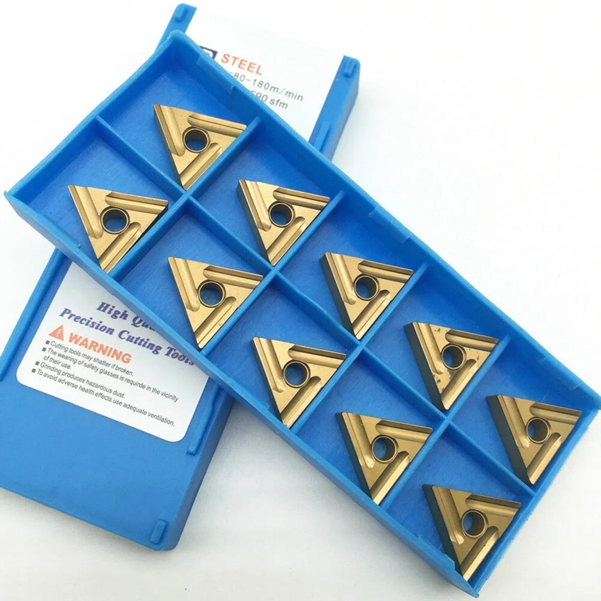 Tungaloy TNMG160408R-S - Juego de 10 plaquitas de carburo para tornos CNC, adecuados para acero inoxidable y hierro fundido, mecanizado
